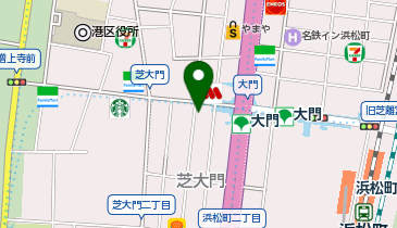 マクドナルド 大門店の地図画像