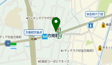 マクドナルド 方南町店の地図画像