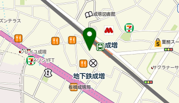 マクドナルド 成増店の地図画像