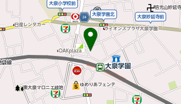 マクドナルド 大泉学園店の地図画像