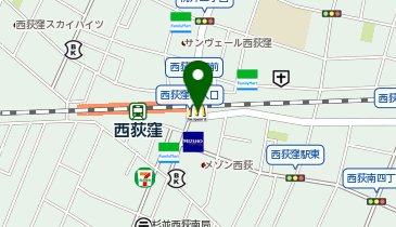 マクドナルド 西荻窪店の地図画像