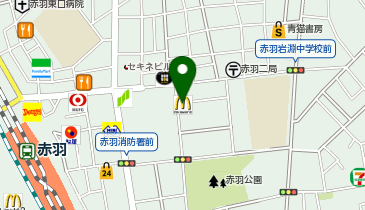 マクドナルド 赤羽公園店の地図画像