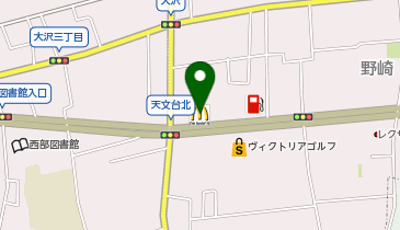 マクドナルド 東八道路野崎店の地図画像