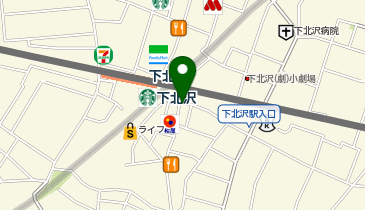 マクドナルド 下北沢店の地図画像