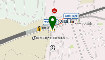 マクドナルド 大岡山店の地図画像
