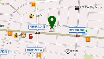 マクドナルド 河辺店の地図画像