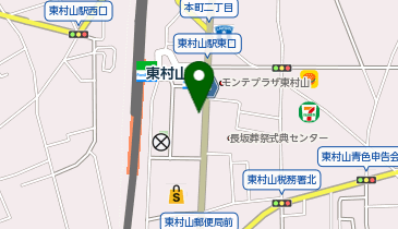 マクドナルド 東村山店の地図画像