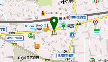 マクドナルド 西武練馬駅前店の地図画像