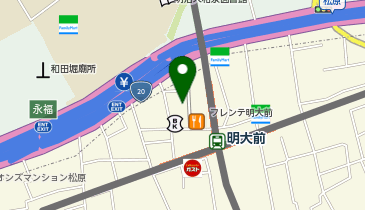 マクドナルド 明大前店の地図画像