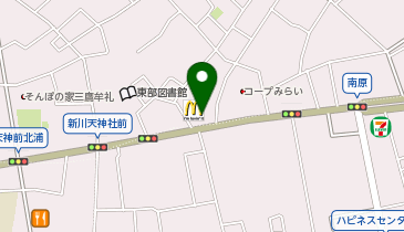 マクドナルド 東八道路牟礼店の地図画像