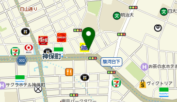 マクドナルド 神保町店の地図画像