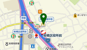 マクドナルド 板橋区役所前店の地図画像