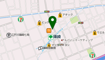 マクドナルド 篠崎駅前店の地図画像