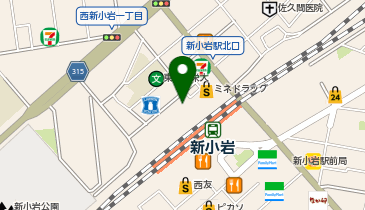 マクドナルド 新小岩北口店の地図画像