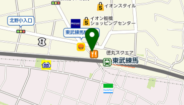 マクドナルド 東武練馬店の地図画像
