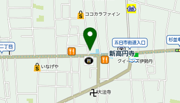 マクドナルド 新高円寺店の地図画像