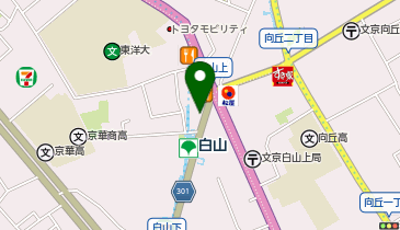 マクドナルド 白山駅前店の地図画像