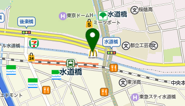 マクドナルド 水道橋外堀通り店の地図画像