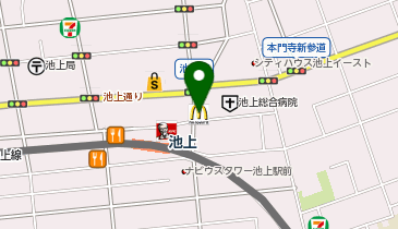 マクドナルド 池上駅前店の地図画像