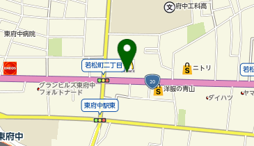 マクドナルド 府中若松サミット店の地図画像