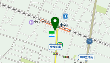 マクドナルド 中神駅前店の地図画像