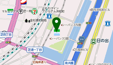マクドナルド 芝浦シーバンス店の地図画像