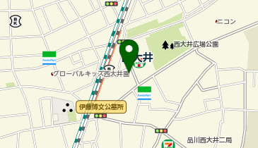 マクドナルド 西大井駅前店の地図画像