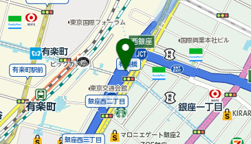 マクドナルド 銀座インズ店の地図画像