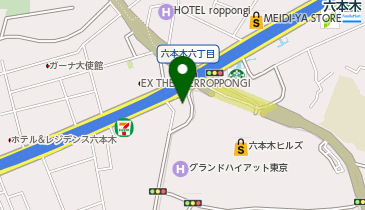 マクドナルド 六本木ヒルズ店の地図画像