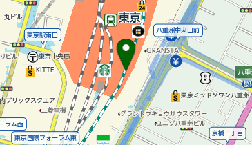 マクドナルド JR東京駅店の地図画像