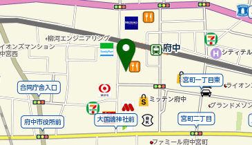 マクドナルド 府中店の地図画像