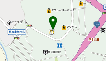 マクドナルド 南町田グランベリーパーク店の地図画像