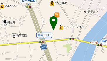 マクドナルド 亀有アリオ店の地図画像