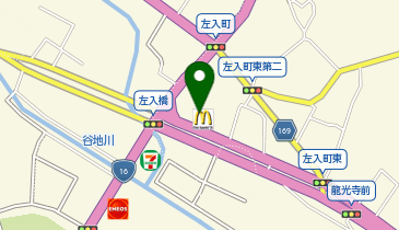 マクドナルド 八王子左入橋店の地図画像
