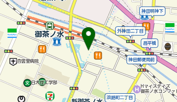 マクドナルド 御茶ノ水ソラシティ店の地図画像
