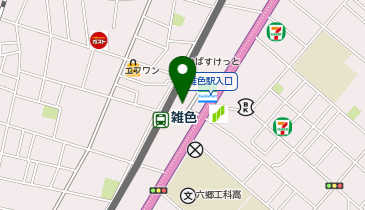 マクドナルド 雑色駅前店の地図画像