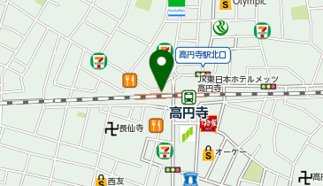 マクドナルド 高円寺駅前店の地図画像