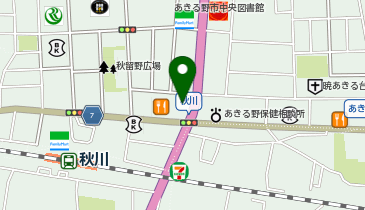 マクドナルド 秋川店の地図画像