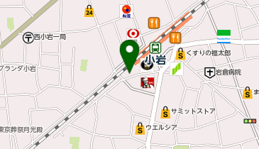 マクドナルド シャポー小岩店の地図画像