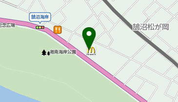 マクドナルド 江の島店の地図画像