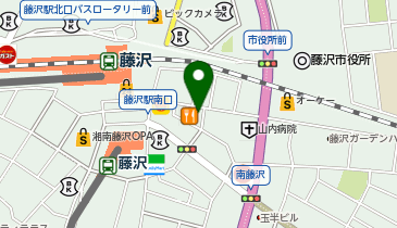 マクドナルド 藤沢南口店の地図画像