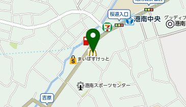 マクドナルド 港南中央店の地図画像