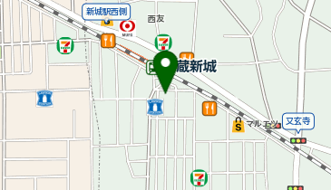 マクドナルド 武蔵新城店の地図画像