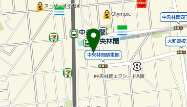 マクドナルド 中央林間駅店の地図画像