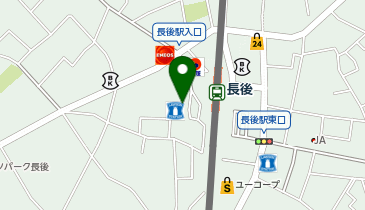 マクドナルド 長後店の地図画像