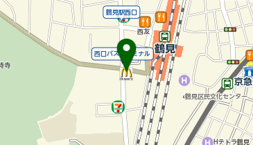 マクドナルド 鶴見駅前店の地図画像