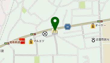 マクドナルド 辻堂店の地図画像