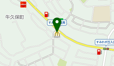 マクドナルド 港北ニュータウン中川店の地図画像