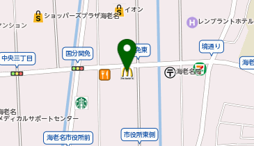 マクドナルド 海老名店の地図画像