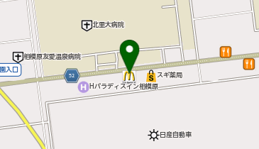 マクドナルド 北里大学病院前店の地図画像